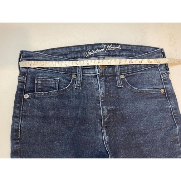 Universal Thread Women Jeans High Rise Skinny Leg Five Design Pockets Blue 4/27L - Picture 3 of 10